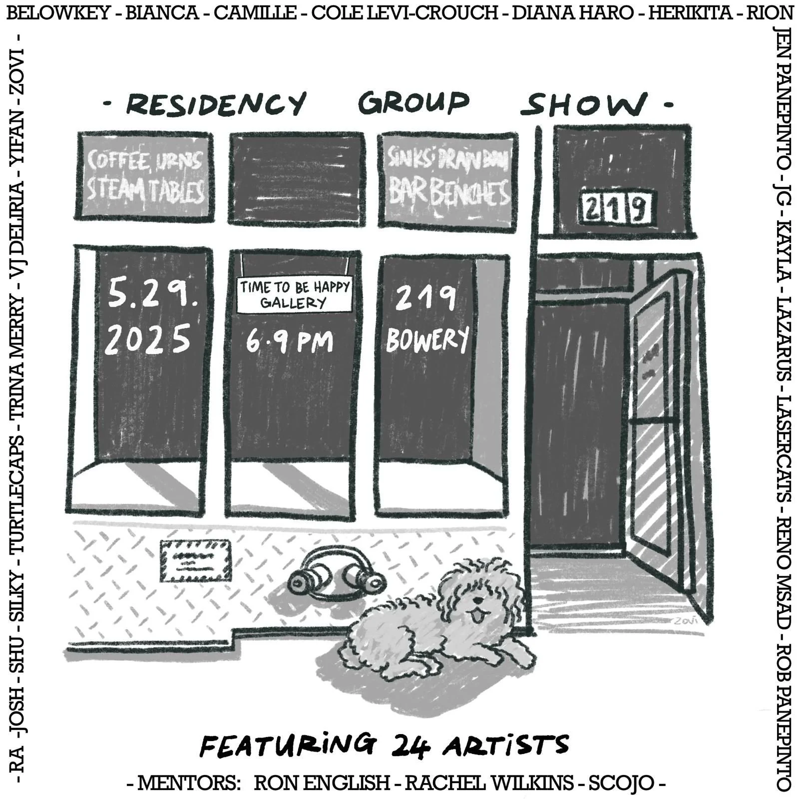 Time To Be Happy Residency Group Show