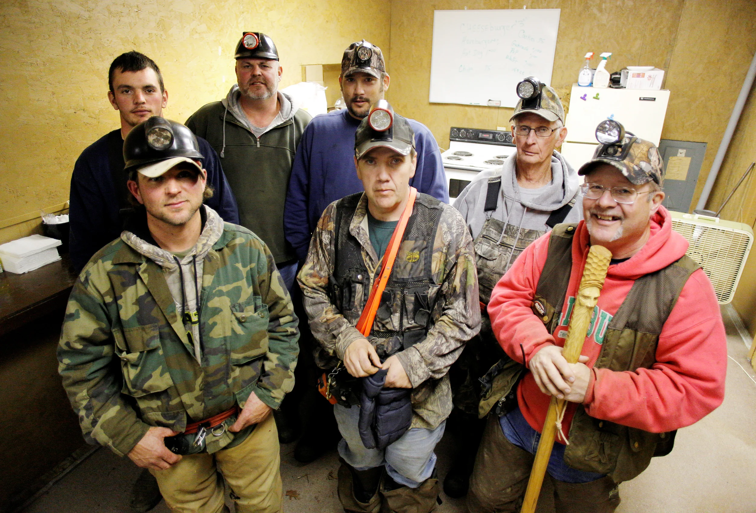 Members of the Glouster Coon Hunting Club.
