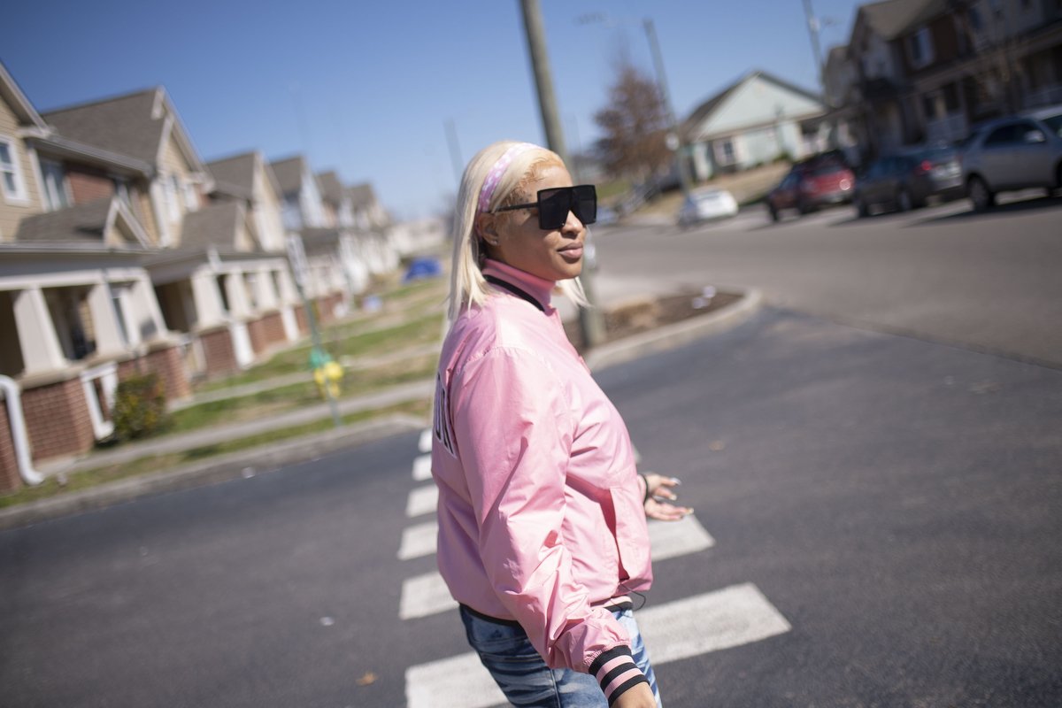 Niya Goins walks through the Lonsdale neighborhood she grew up in, stopping to talk to fans who recognize her for the music she's been creating since last year. But recognition does not equal rewards, and Goins has since moved on to Atlanta to start
