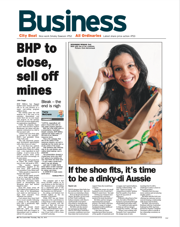 The Courier Mail Featuring Babi Bello