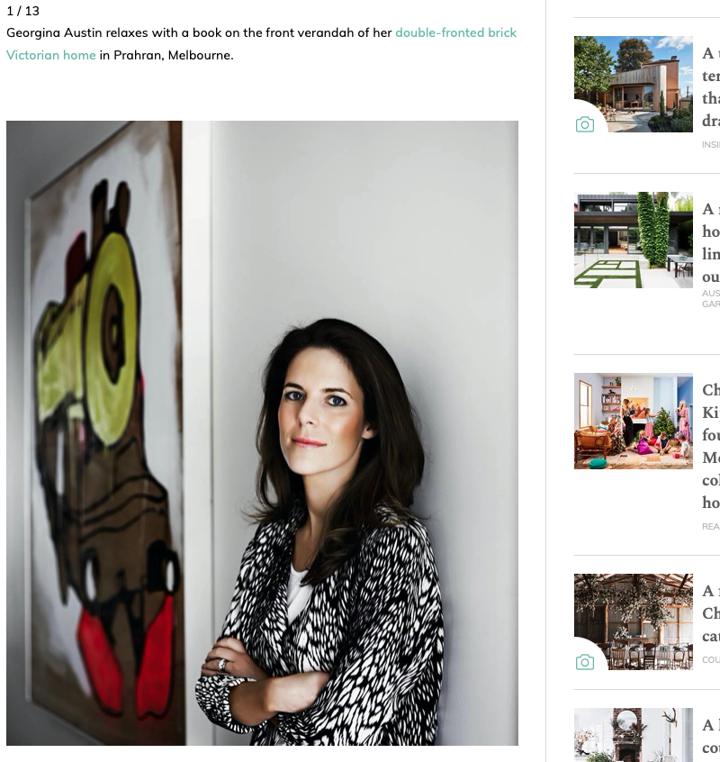 Georgie Austin, Founder of Cable Knitwear features in Real Living