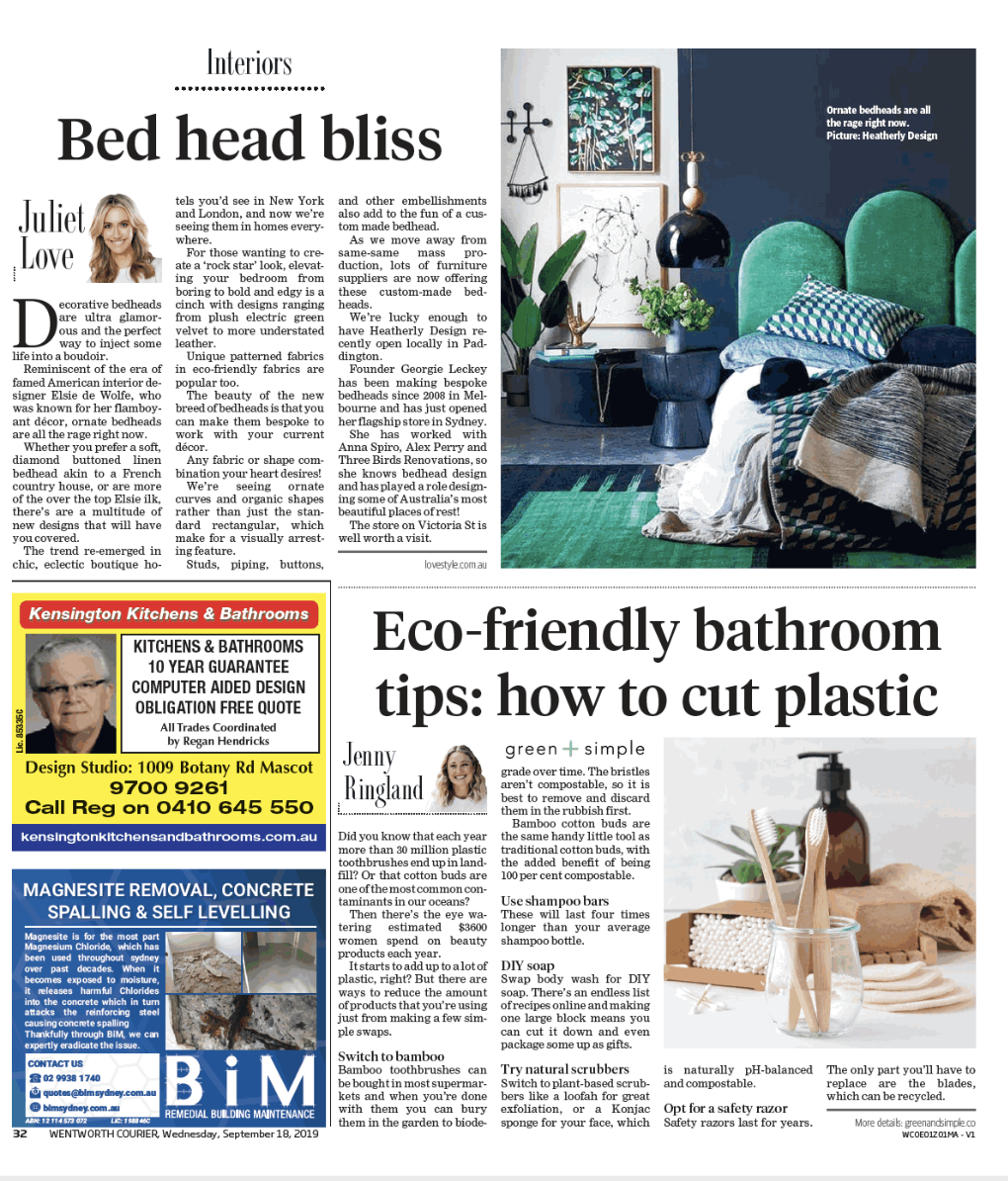 Heatherly Design Paddington in The Wentworth Courier