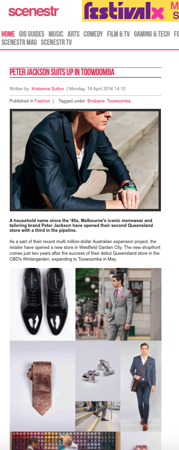 Peter Jackson Toowoomba Store