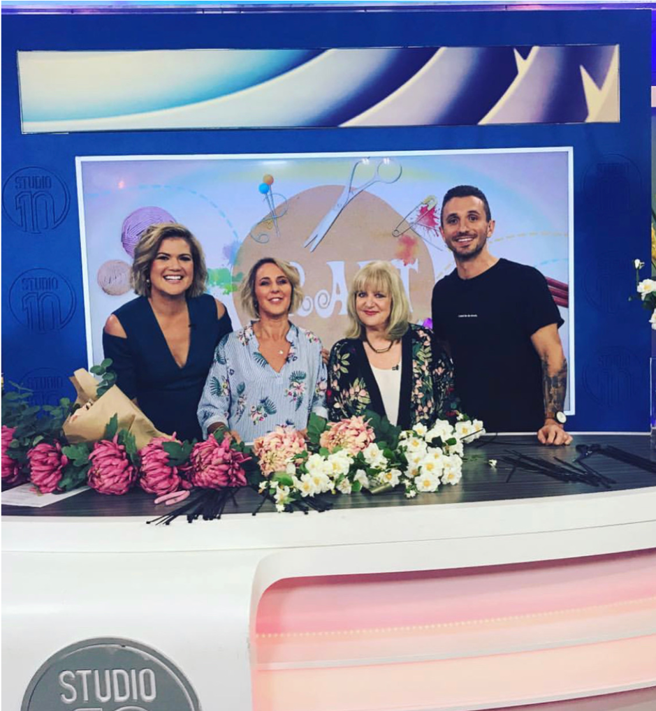 Early Settler Faux Flowers on Studio 10