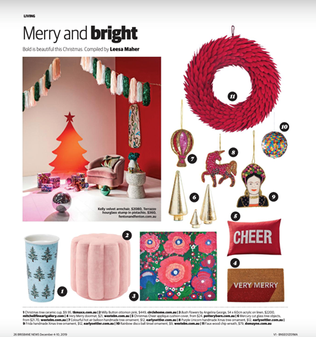 Early Settler Christmas Decorations in Brisbane News