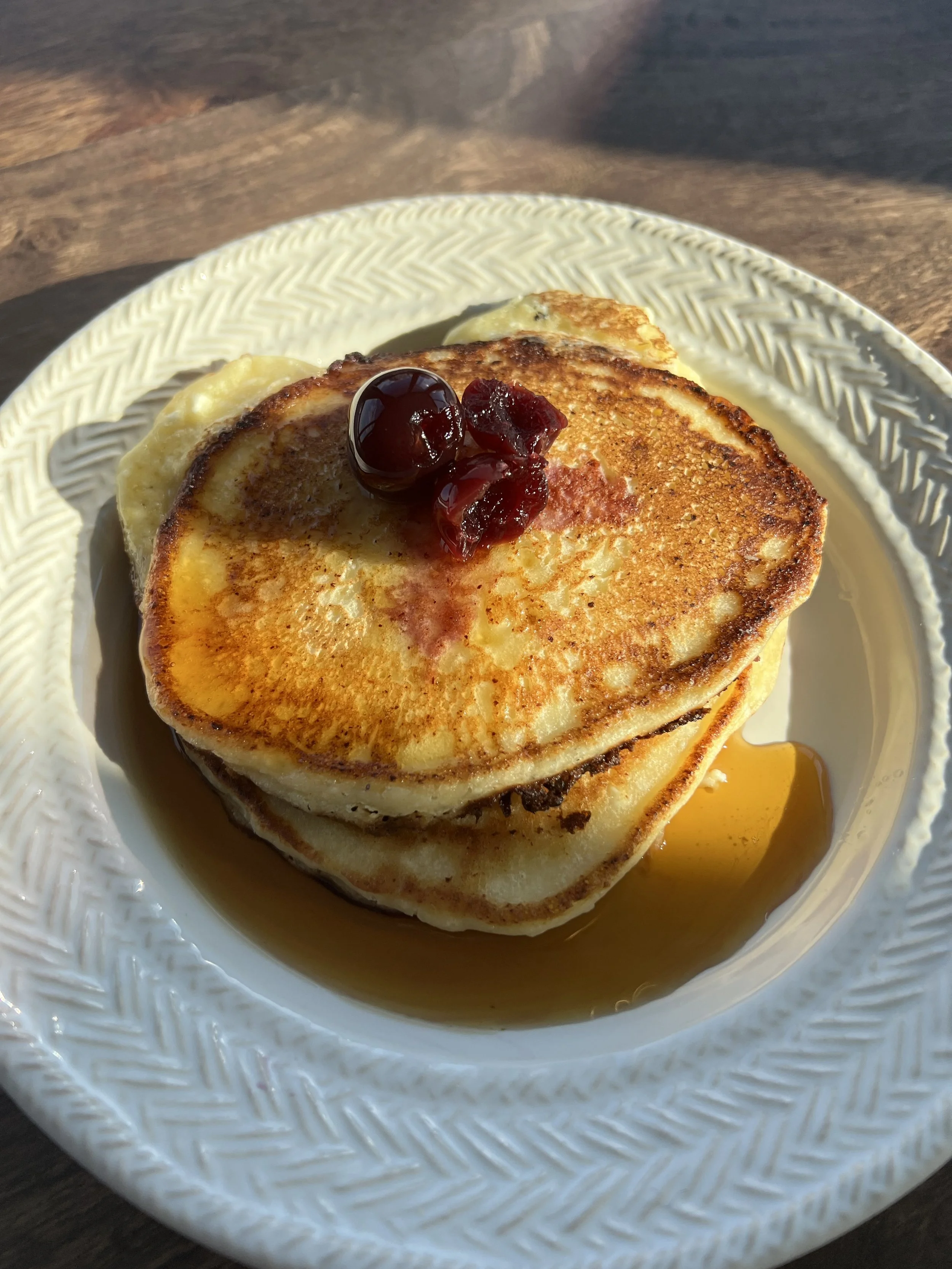Lemon Ricotta Pancakes 