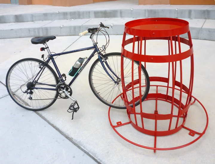 Barrel Bike Rack