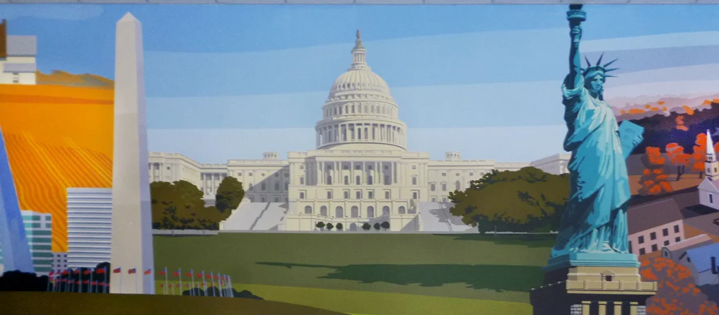 Sea to Shining Sea mural