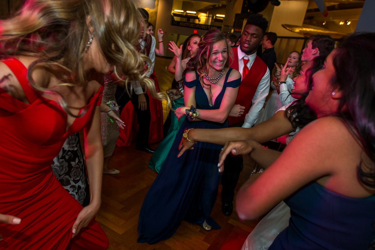  Greenhills High School students attend prom at the Henry Ford Museum on Friday, May 12, 2017. Matt Weigand | The Ann Arbor News 