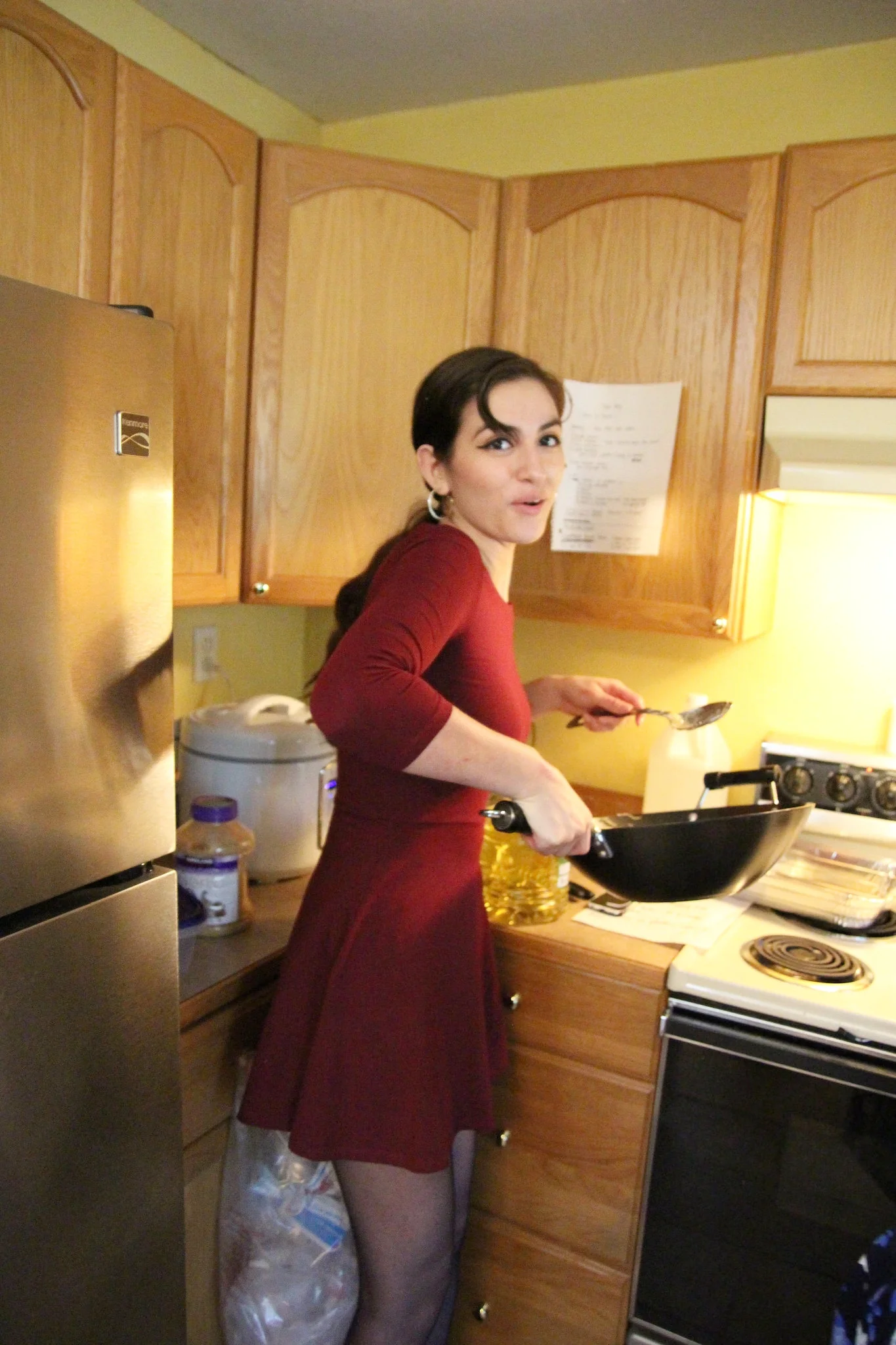 Jina - my eldest daughter. Is not only a brainy boss babe - but an excellent cook too. I'm not sure how I got so lucky with this kid. 