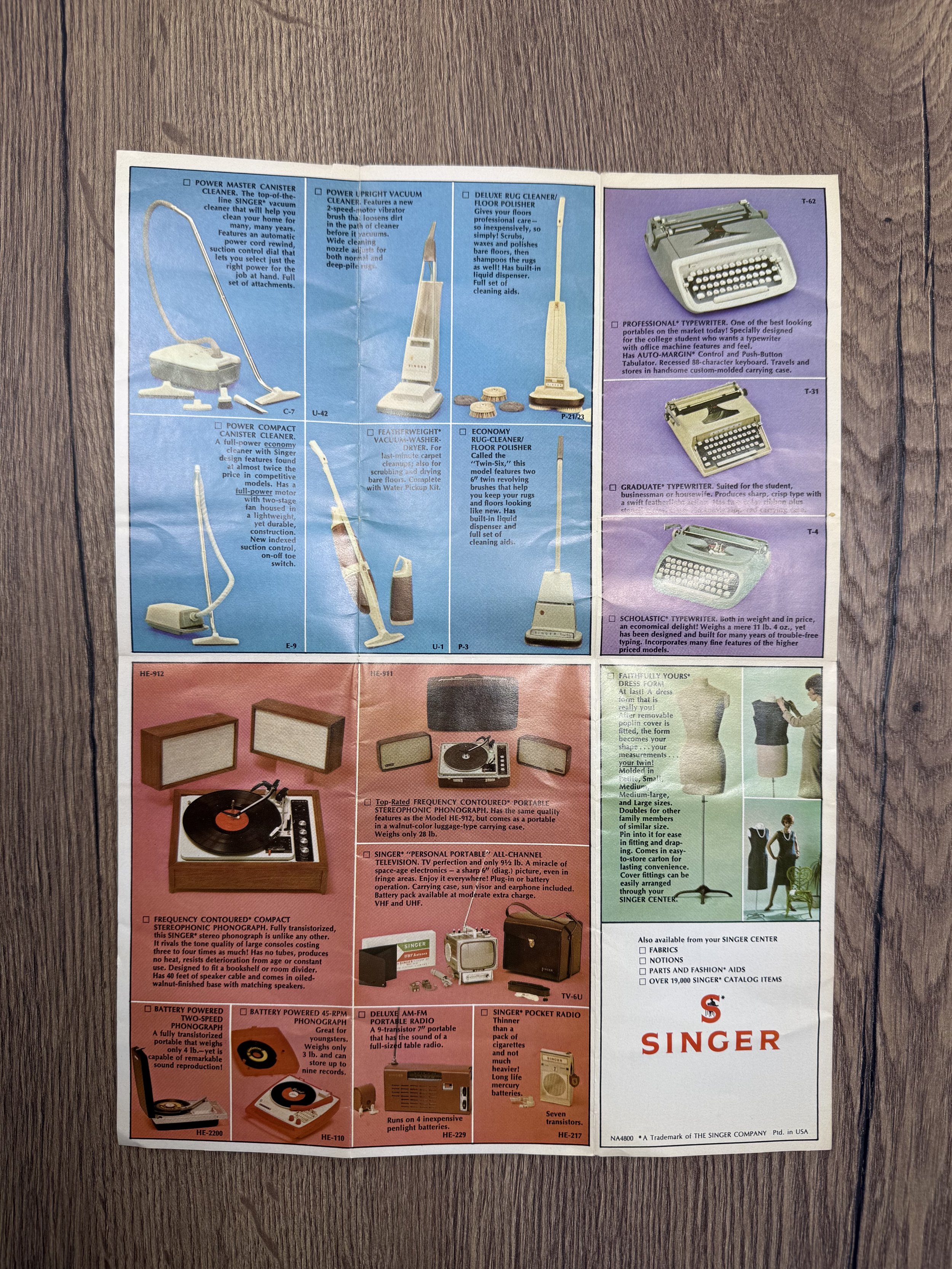 1960s Singer Sewing Center Ad