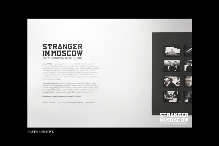 Stranger in Moscow by Arteh Creative and Ozwald Boateng design artwork by Sander Gee  Russia Moscos series