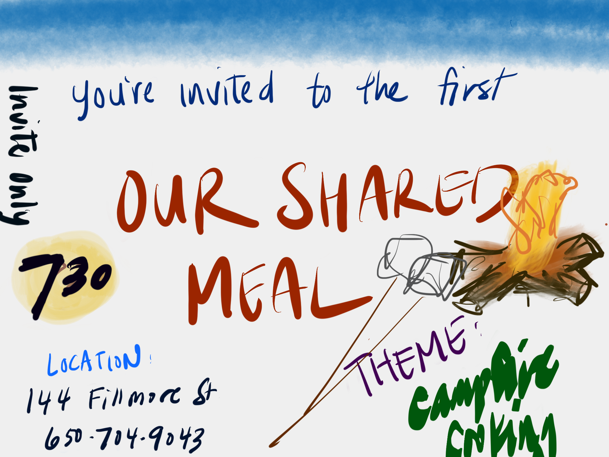 meal with three strangers from atlanta