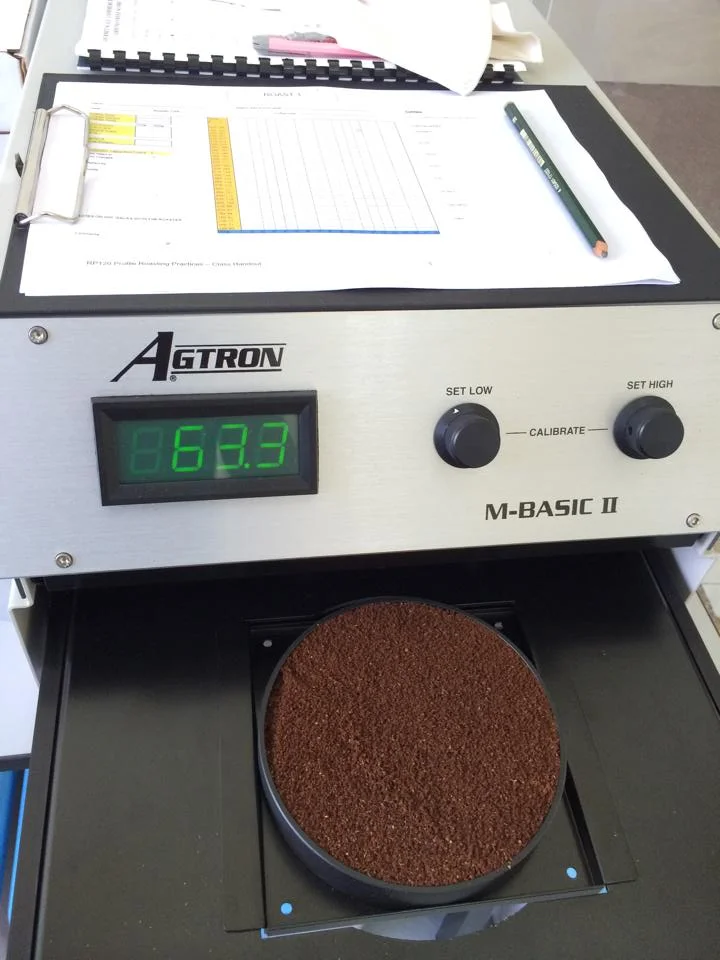 Testing our Roast with Agtron 