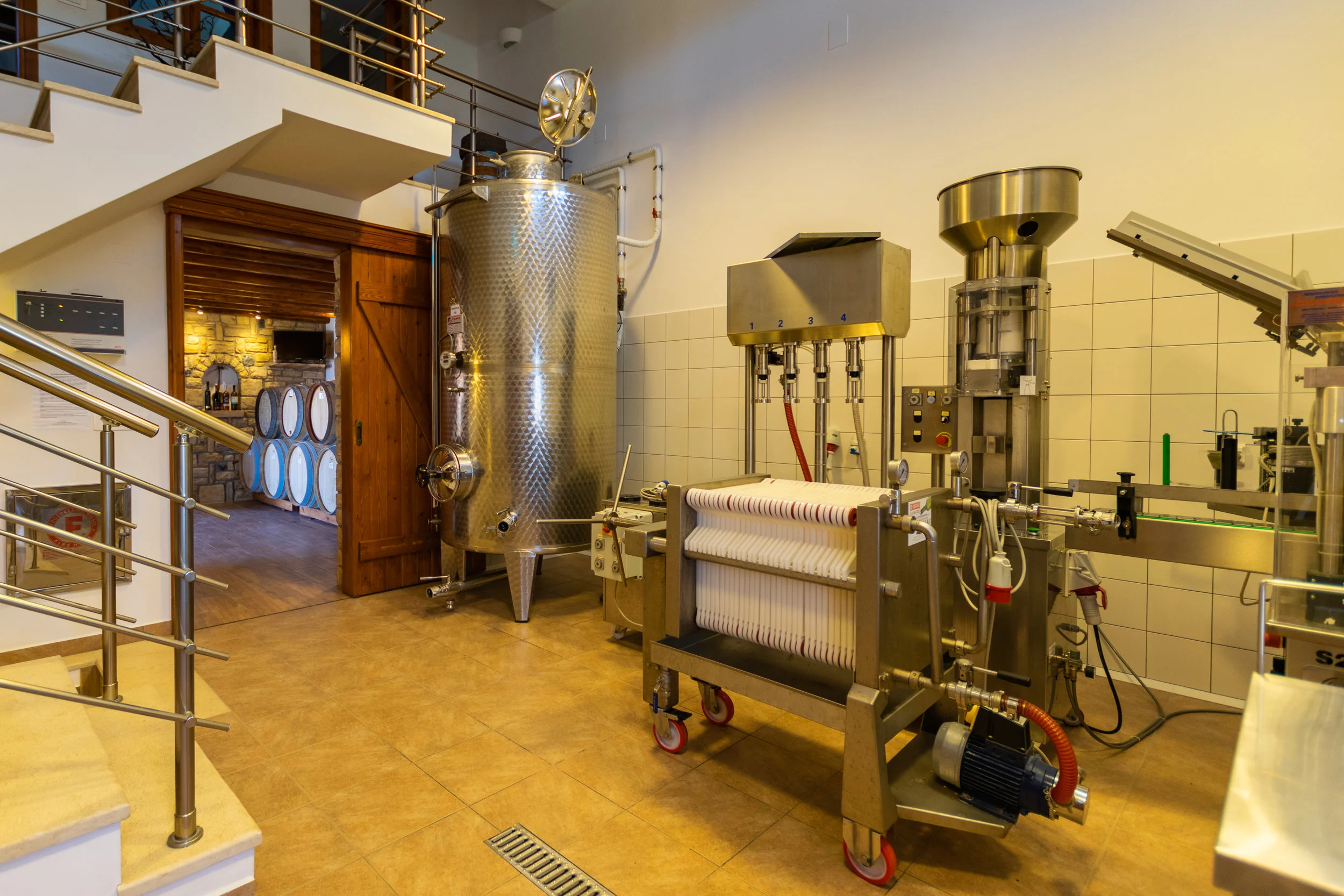 Bottling room