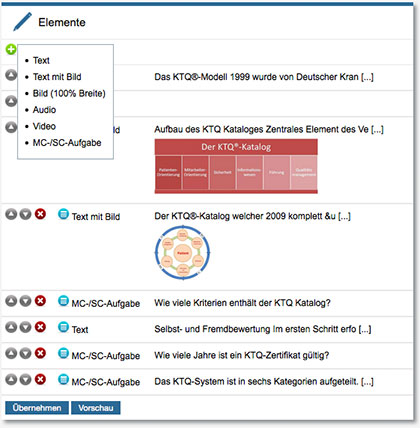 Editor für responsive E-Learning-Module