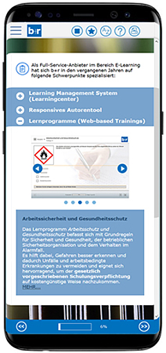 Darstellung auf dem Smartphone