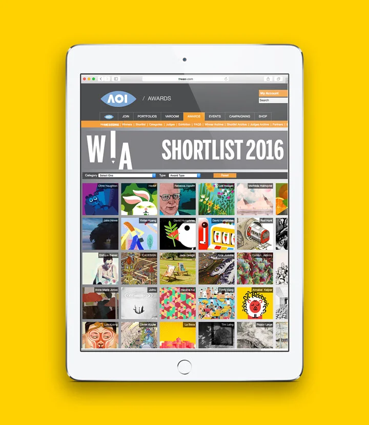 MY LETTERFRIENDS PROJECT IS SHORTLISTED BY THE JURY FOR THE WORLD ILLUSTRATION AWARDS 2016! Proud to be on this list: http://www.theaoi.com/awards/awards-shortlist.php?&page=3
