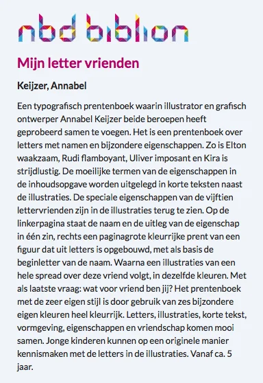NICE REVIEW by THE Royal DUTCH LIBRARY