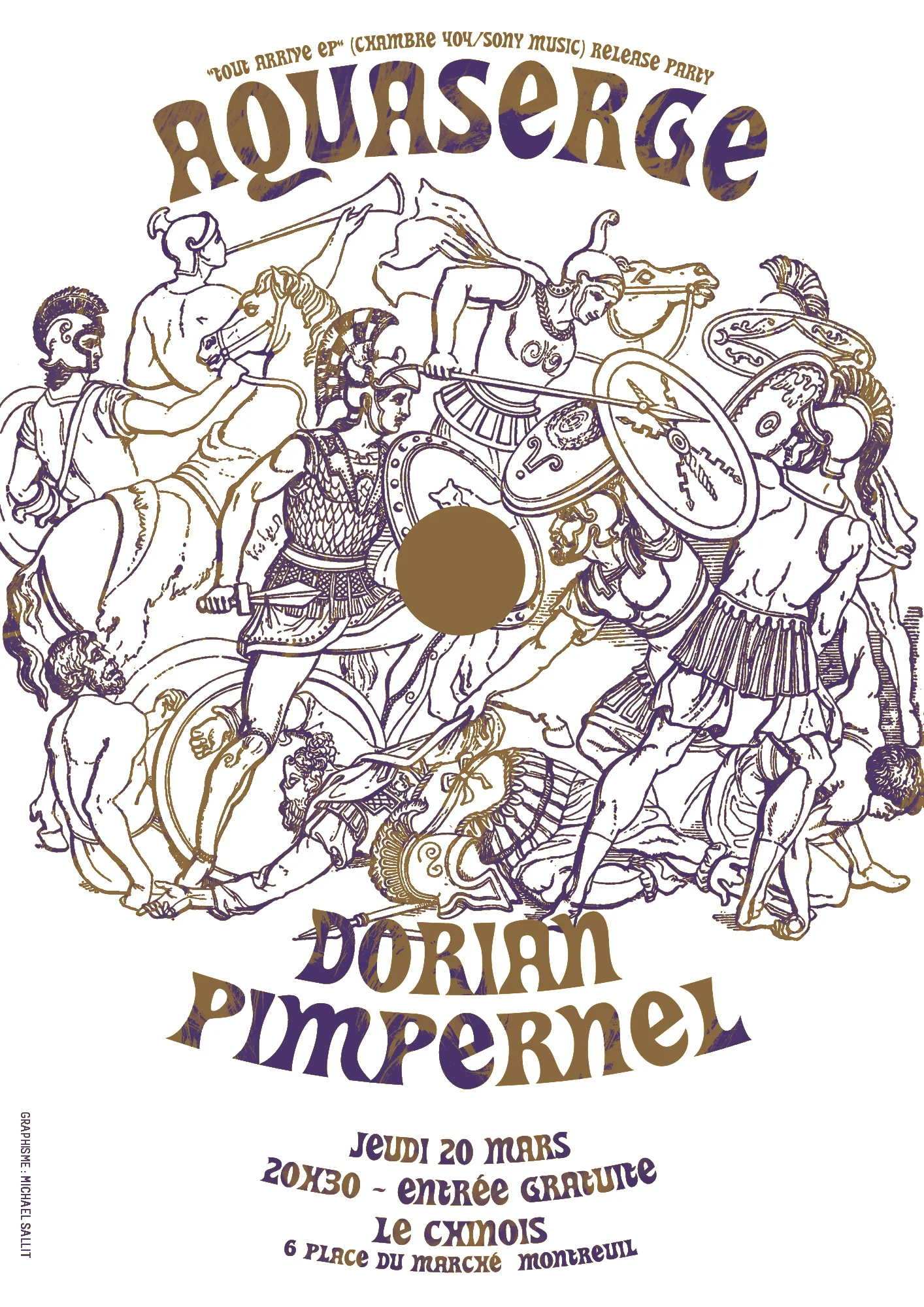 Aquaserge + Dorian Pimpernel en concert ! | Le Chinois (Montreuil)
