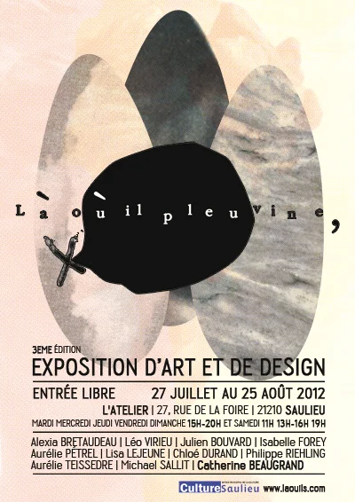 Charte Graphique : La Ou il pleuvine : Exposition d'art et de design