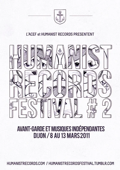 Charte Graphique : Humanist Records Festival #2