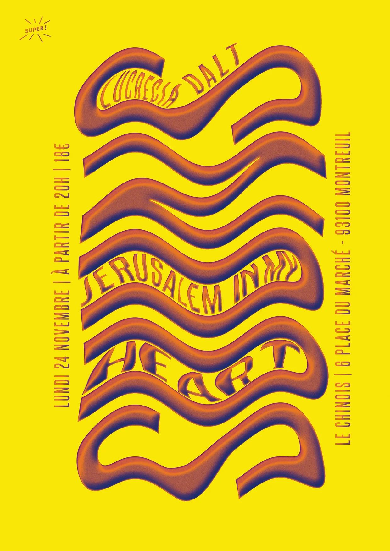 Suuns + Jerusalem In My Heart + Lucrecia Dalt | Le Chinois (Montreuil)