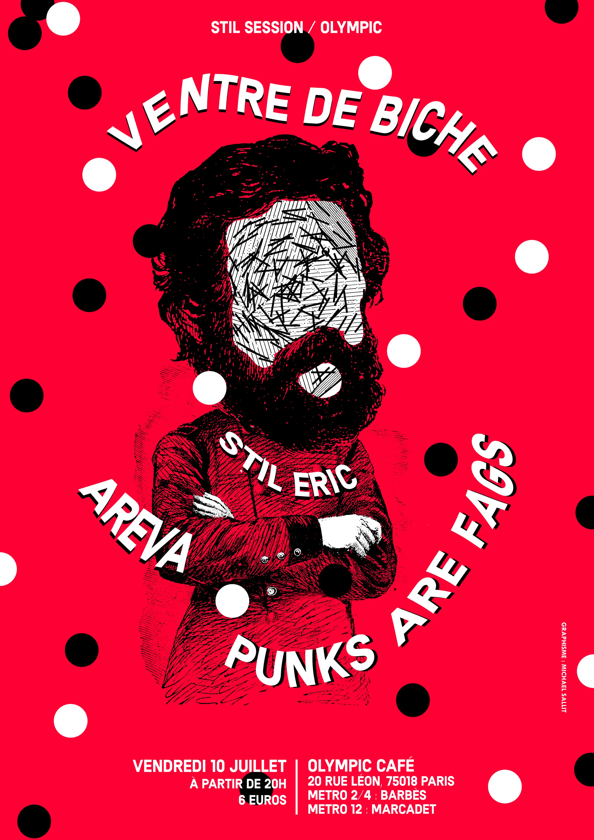 Stil Session : Ventre de Biche + Areva + Punks Are Fags + Eric Stil | Olympic Café