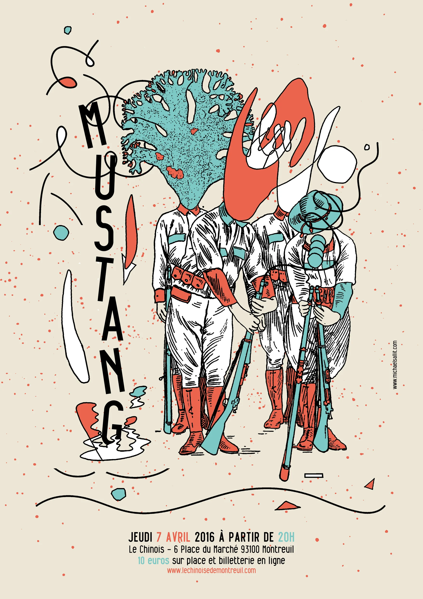 Mustang en concert au Chinois (Montreuil)