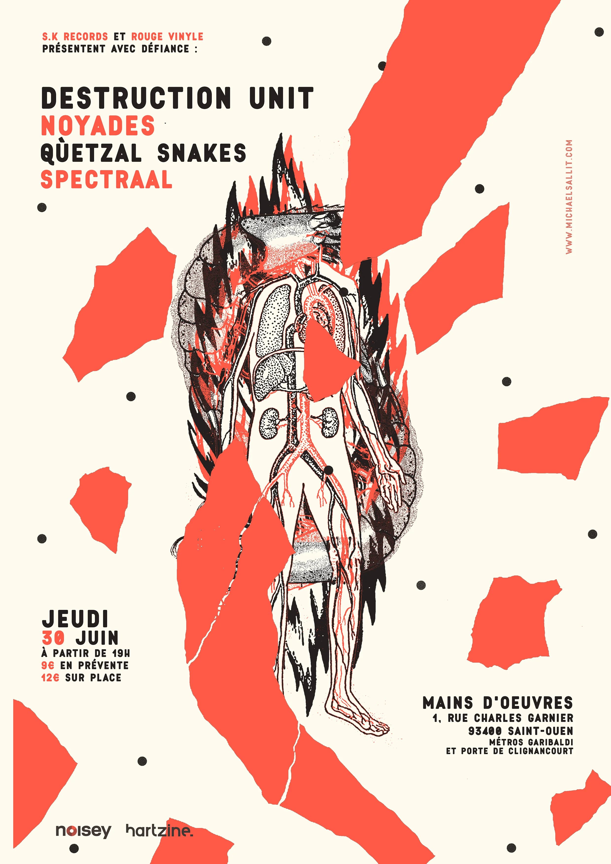 DESTRUCTION UNIT // NOYADES // QÙETZAL SNAKES // SPECTRAAL ۩ S