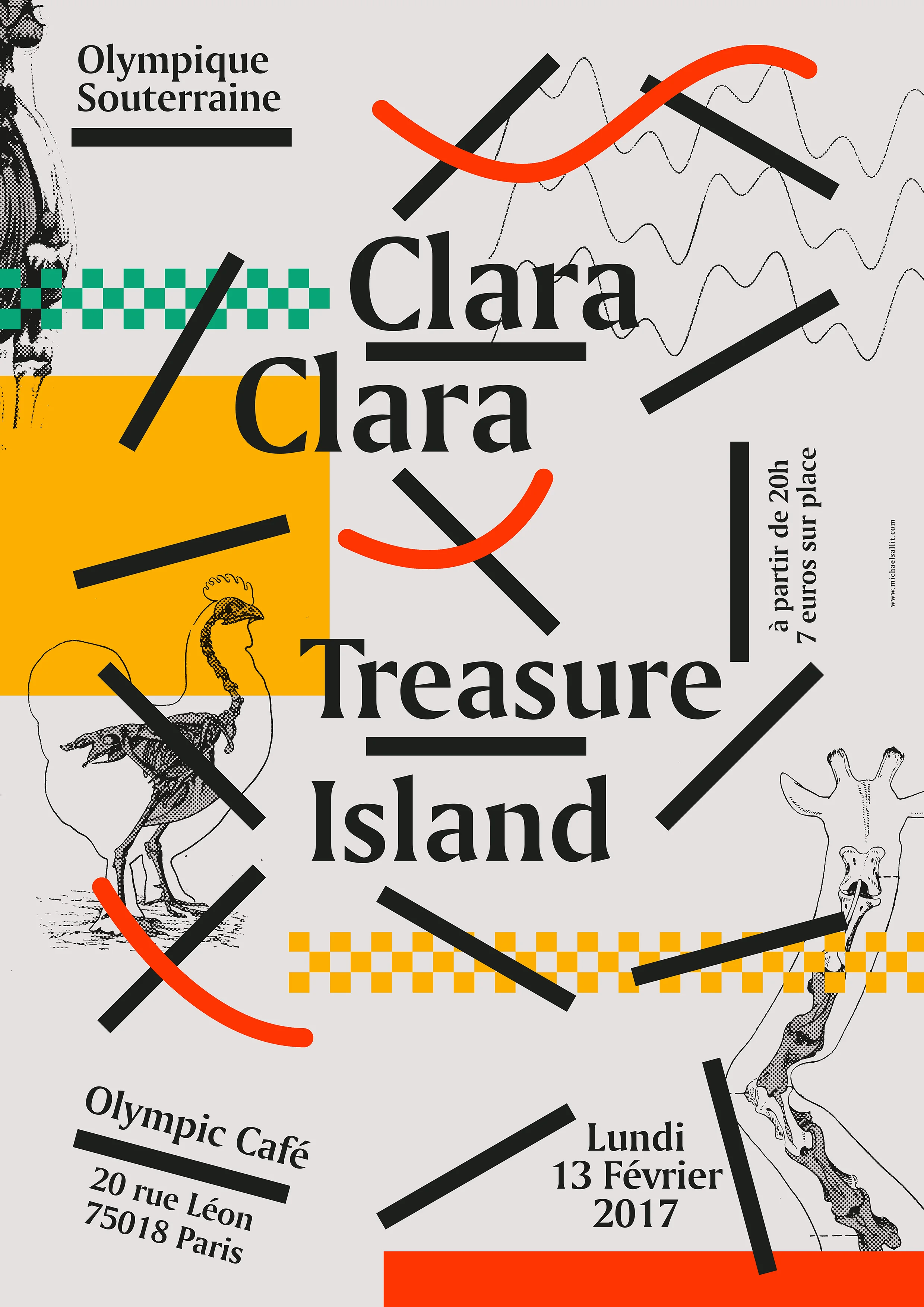 Olympique Souterraine : Clara Clara + Treasure Island