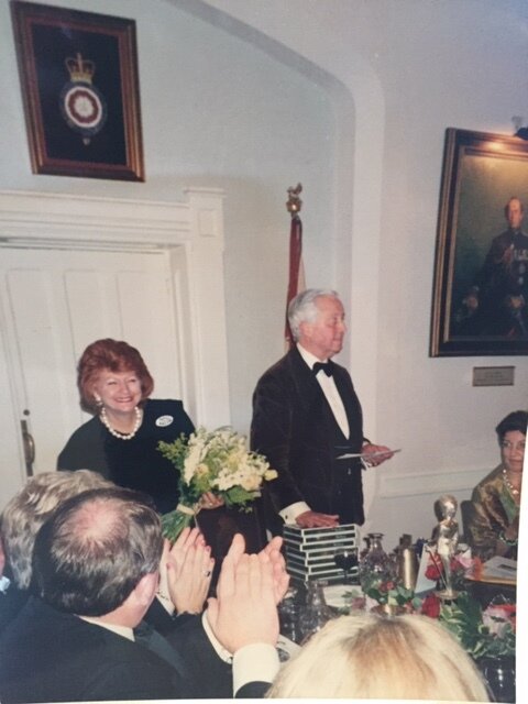 Richard presenting commemorative books at Tower.jpg