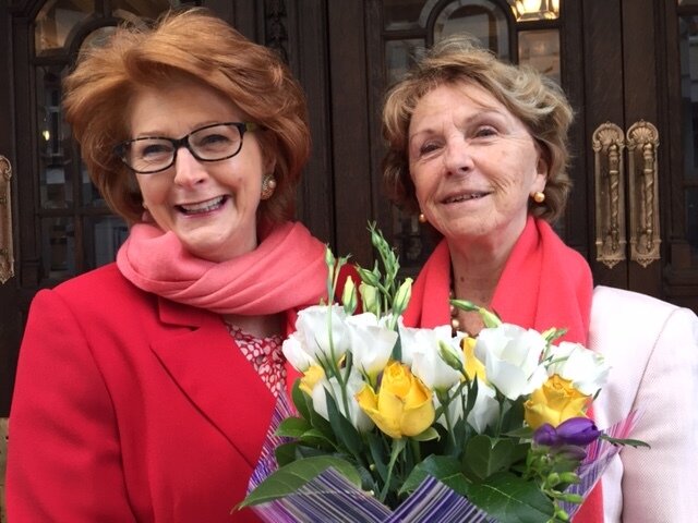 Gillian with with Valerie Masterson CBE