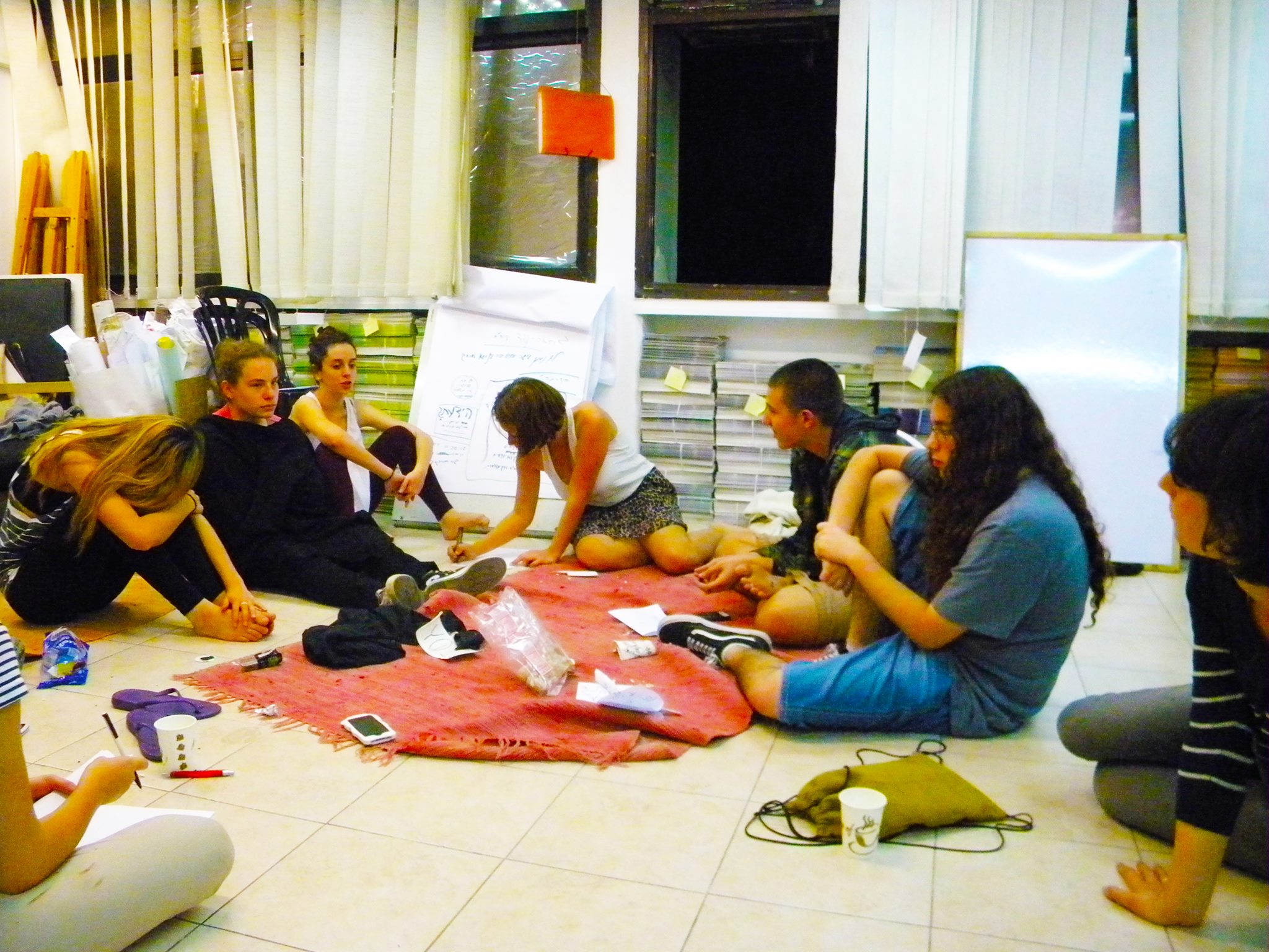 Open Space program run in Tel Aviv office by graduates of the Youth Media and Action Program. Raising the claim: we have the right to know what really happened here.