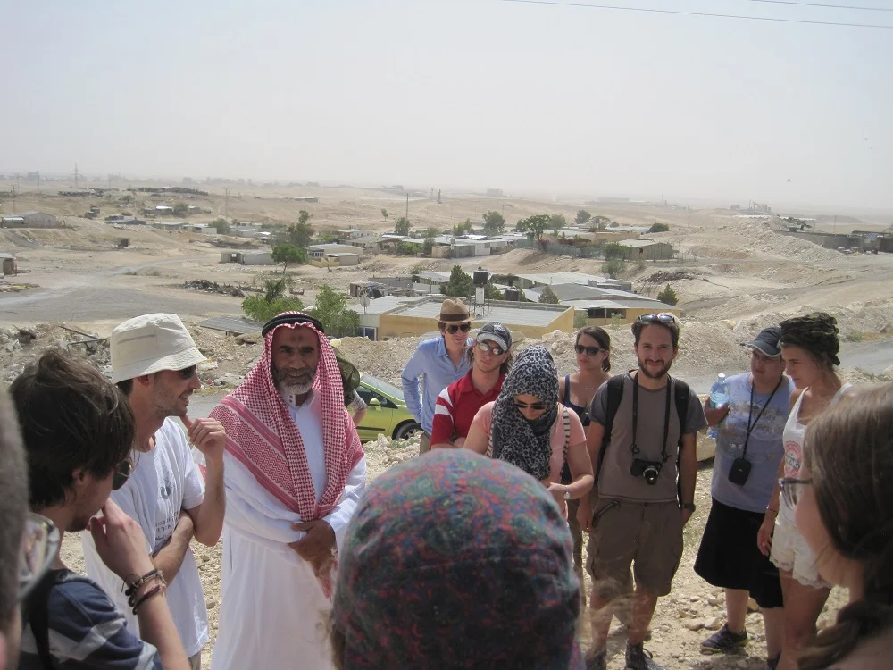 A tour to unrecognized villages in the Negev. To see with one's own eyes what the mainstream media often do not show (2013)..