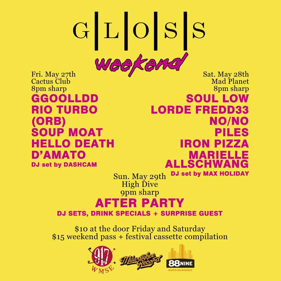 Gloss Weekend @ Mad Planet
