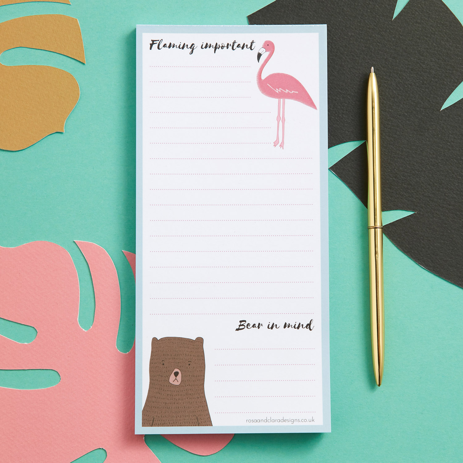 Rosa-and-Clara_Designs Flaming Important list pad.jpg