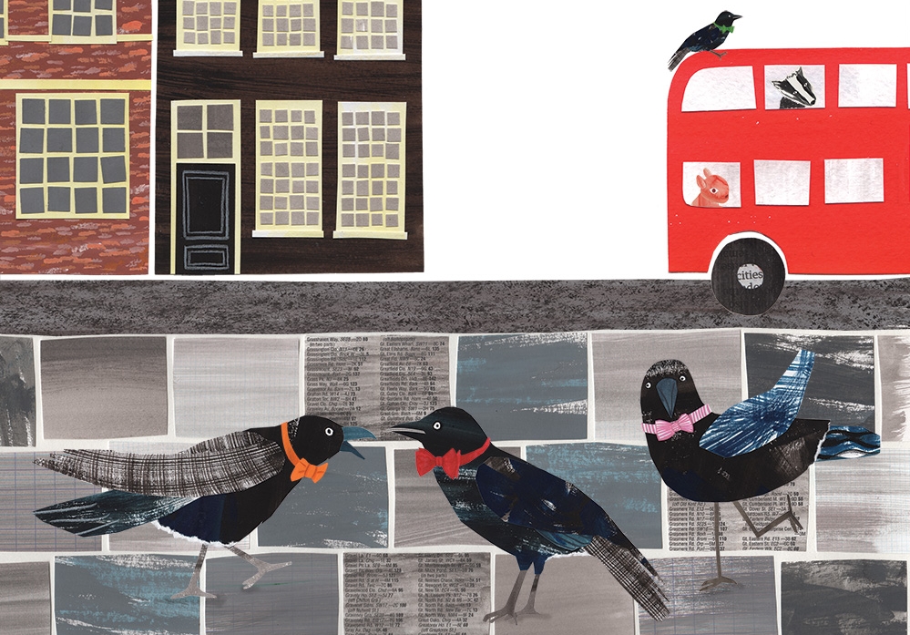 CROWS WITH BOWS