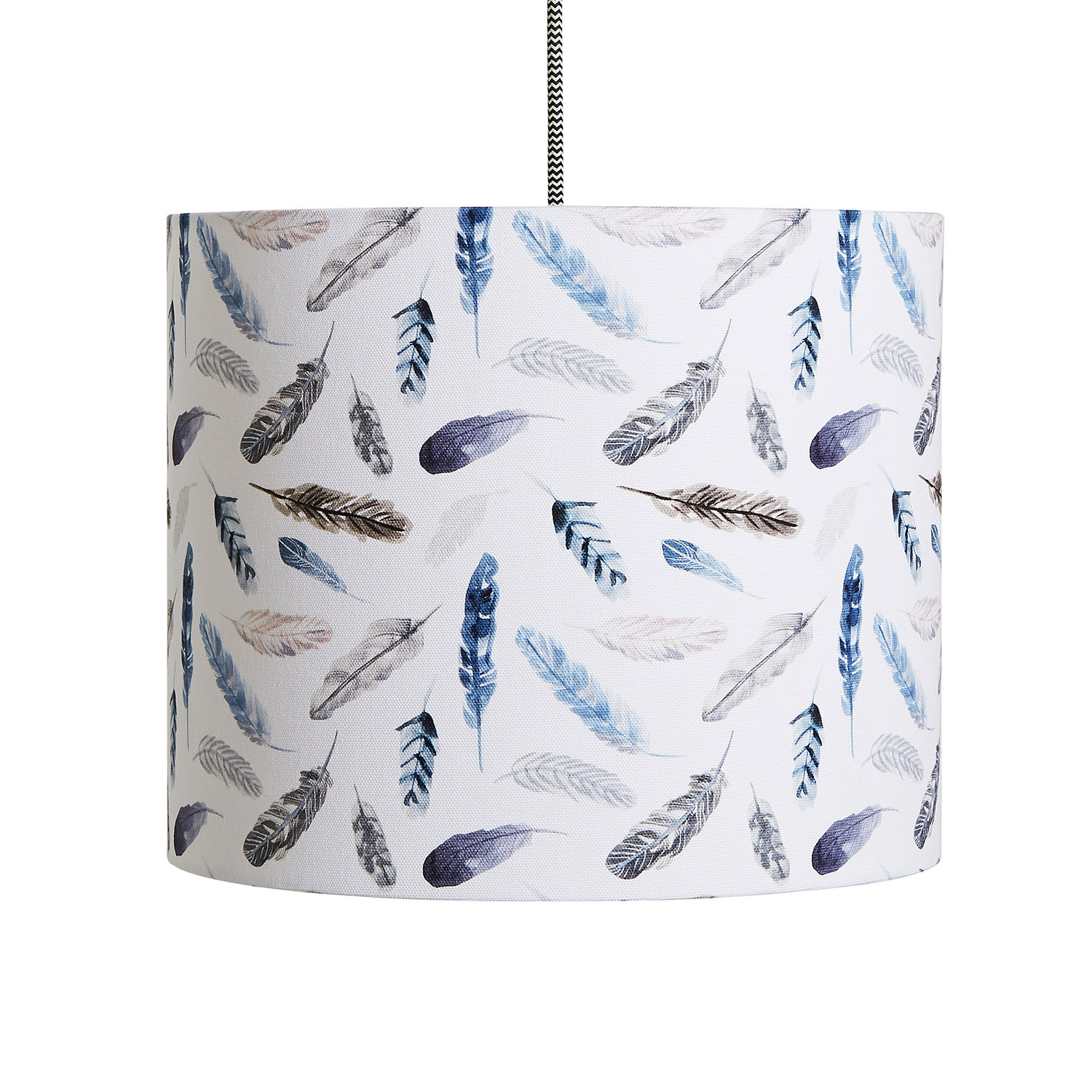 Feathers lamp shade — Rosa & Clara Designs