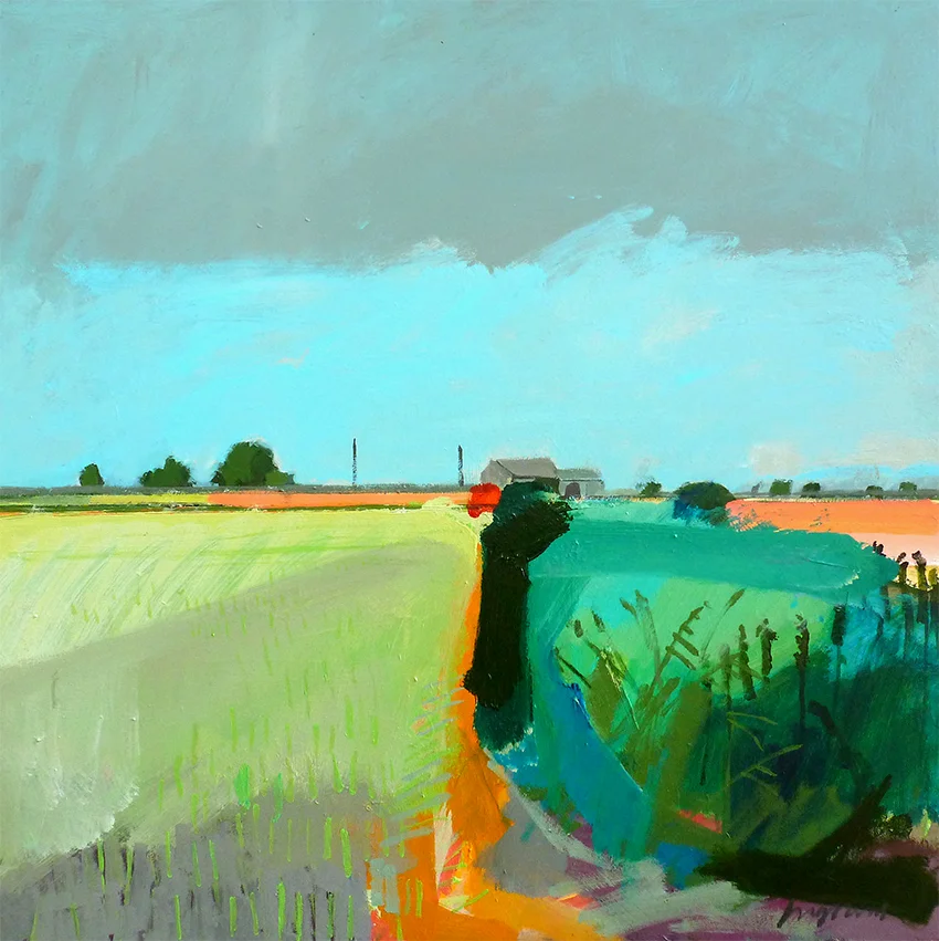 Oil seed rape stubble, Hale Fen, Littleport