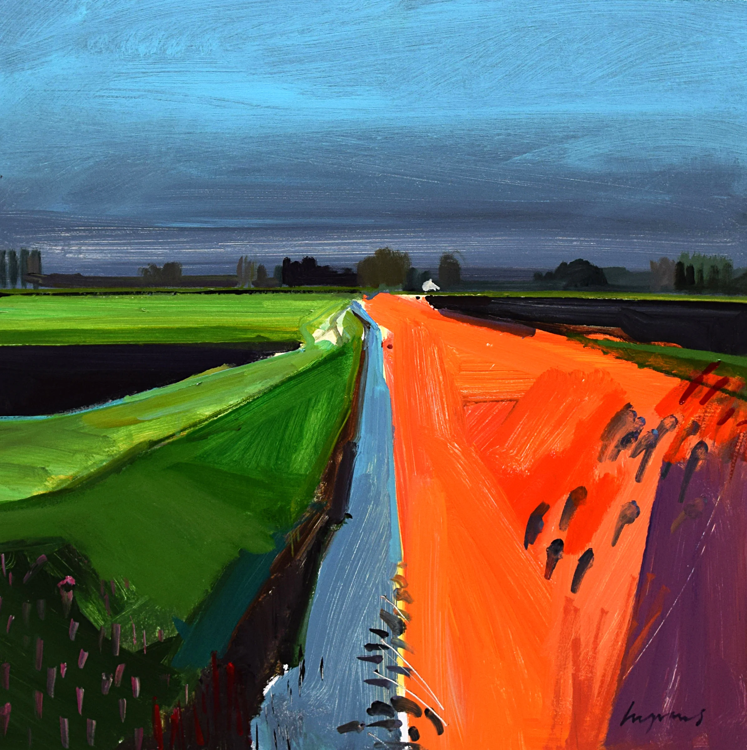 White House Road, Little Ouse, March 2017