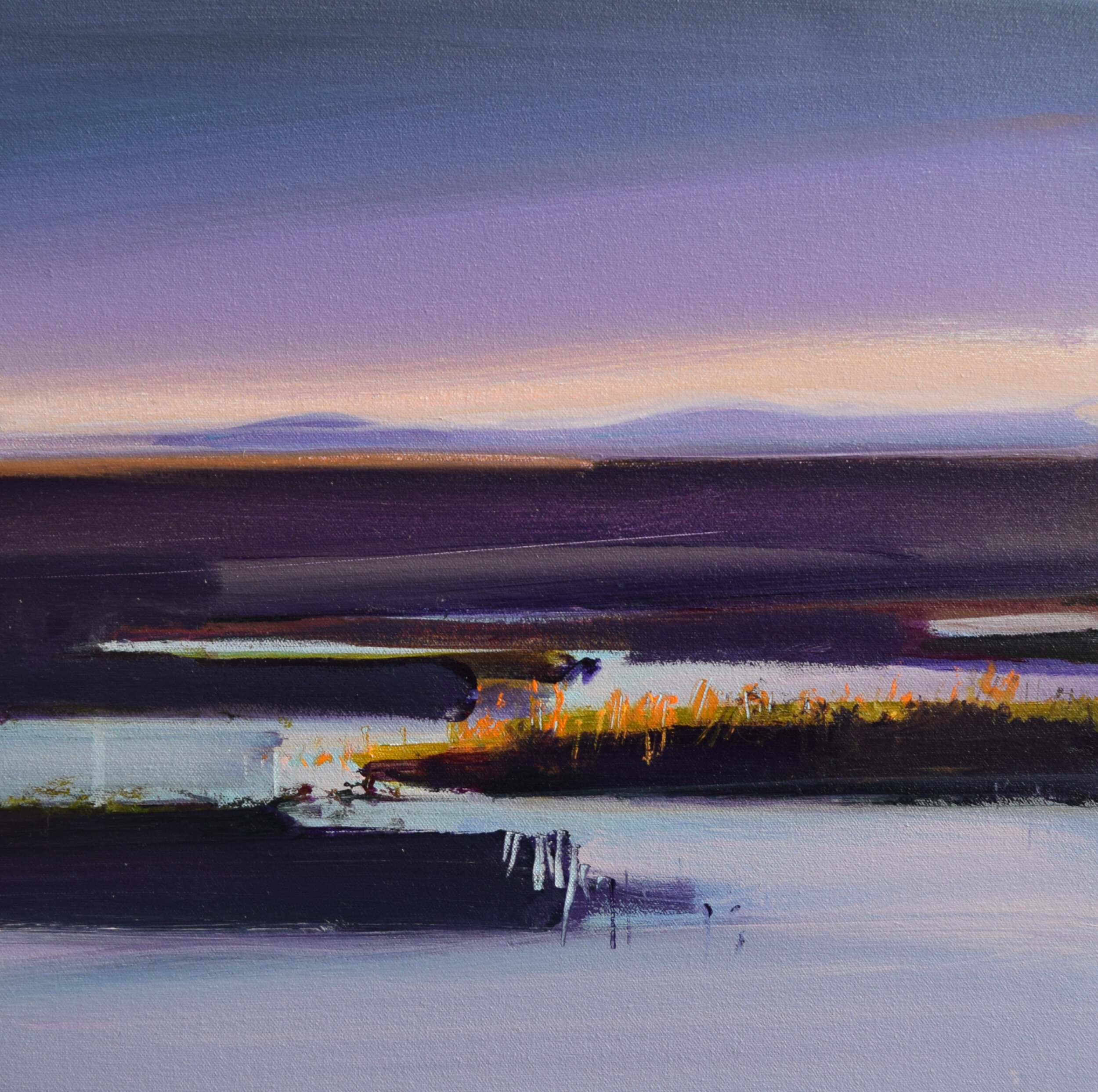 Winter evening, Forsinard Flows