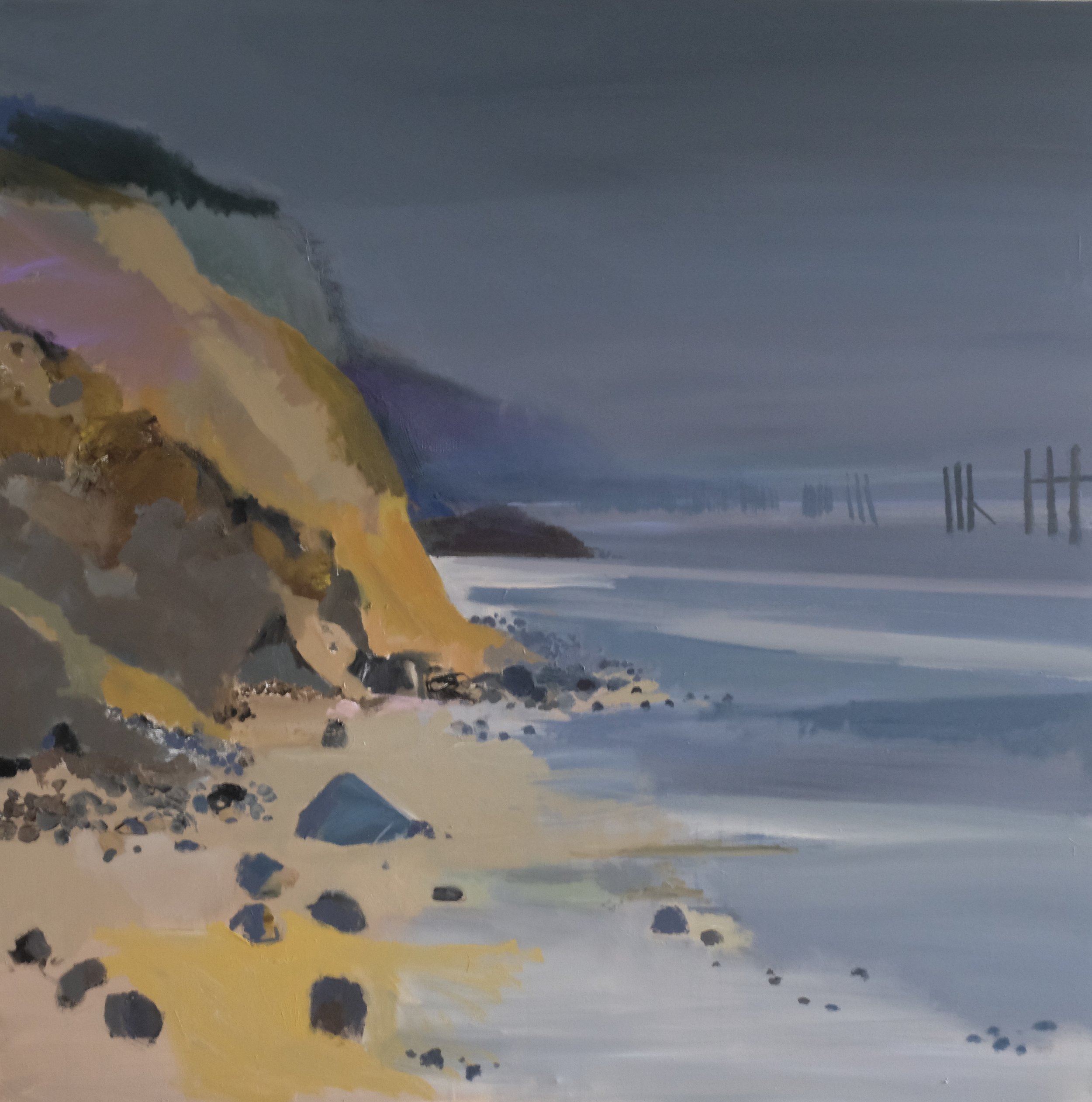 Trimmingham beach in the rain, March 2026