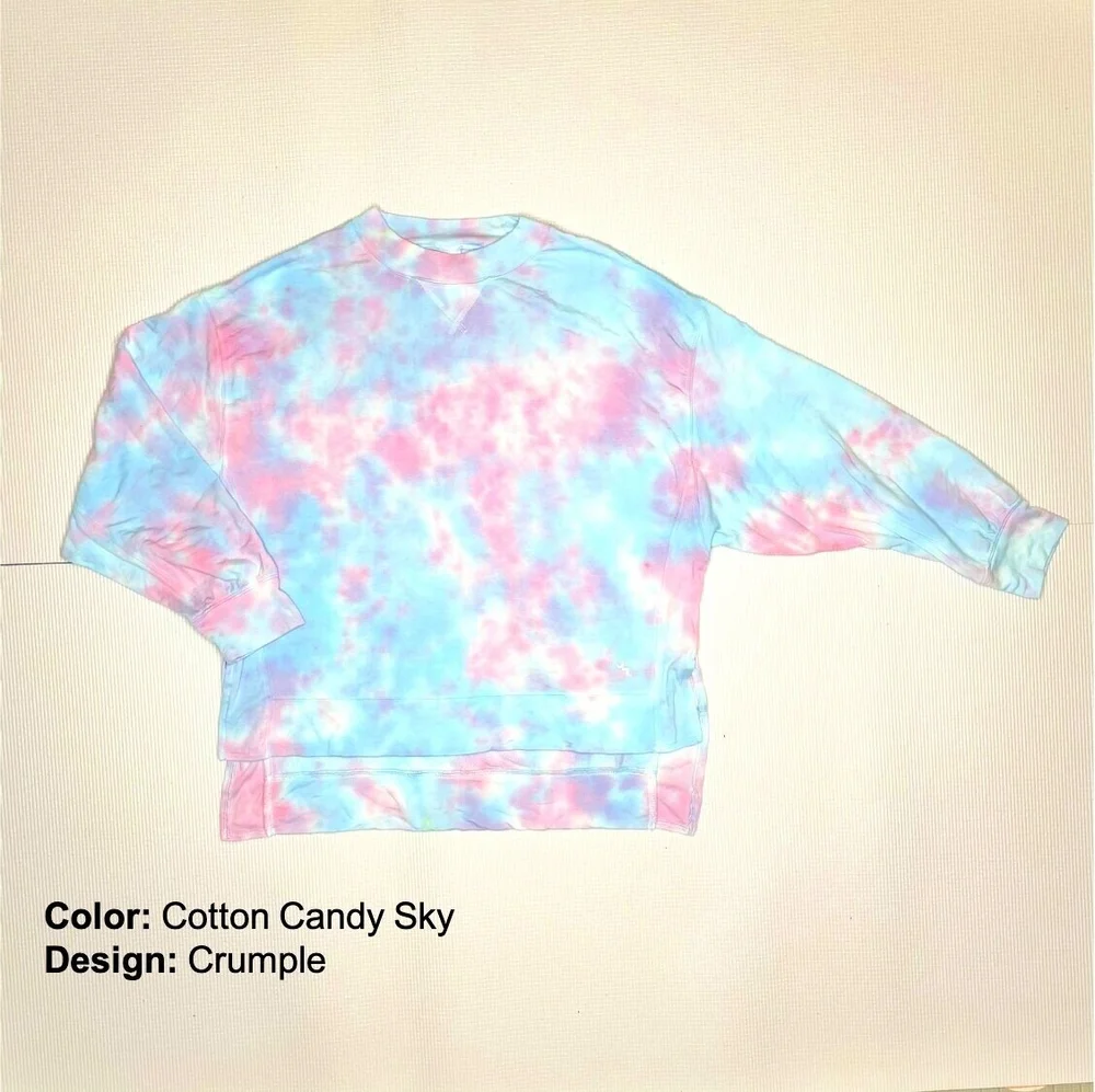 Women's Light u0026 Soft Tie Dye Sweatshirt - Customizable: Pick Your Colors  (Option to add embroidery for additional cost) — Surfset New York City
