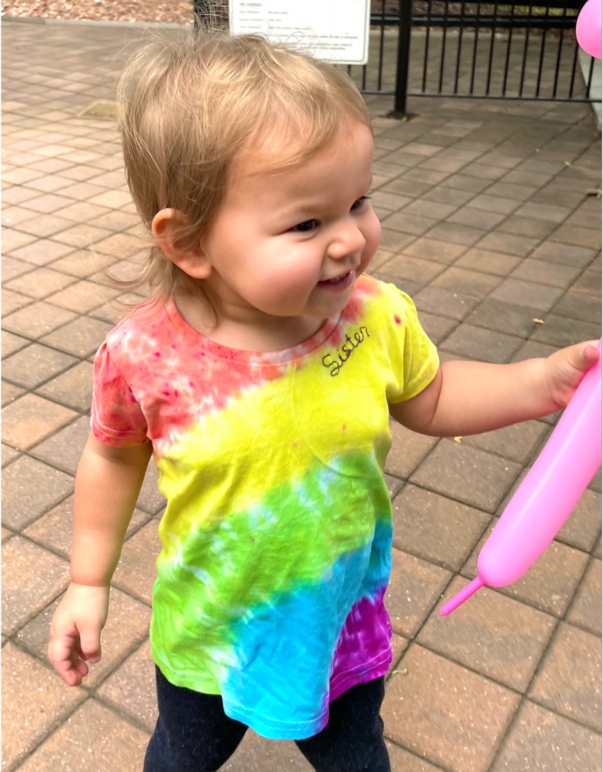 Kids Short Sleeve Tee Rainbow Diagonal Makena.png