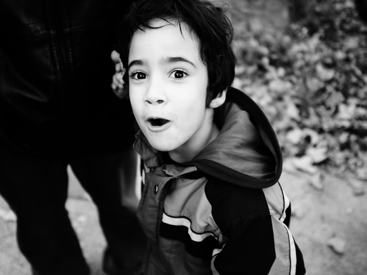 *Peter whispers to his son, Manny* “Why did the chicken cross the road?” Manny: “The chicken crossed the road!” Me: “Why?” Manny: “Because.” Peter: *whispering* “To get to the other side.” Manny: “Because the other side!” - Manny Perez, 4, was walk