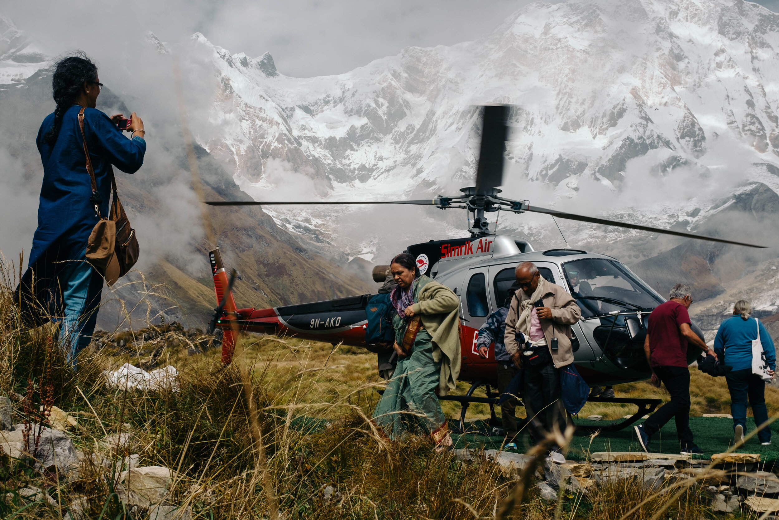 Nepal Helicopter Himalayas