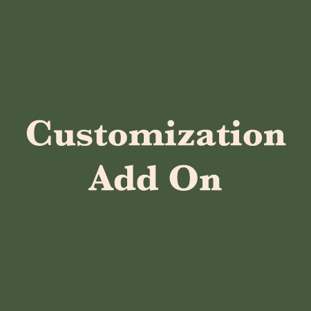Add Customization for $10