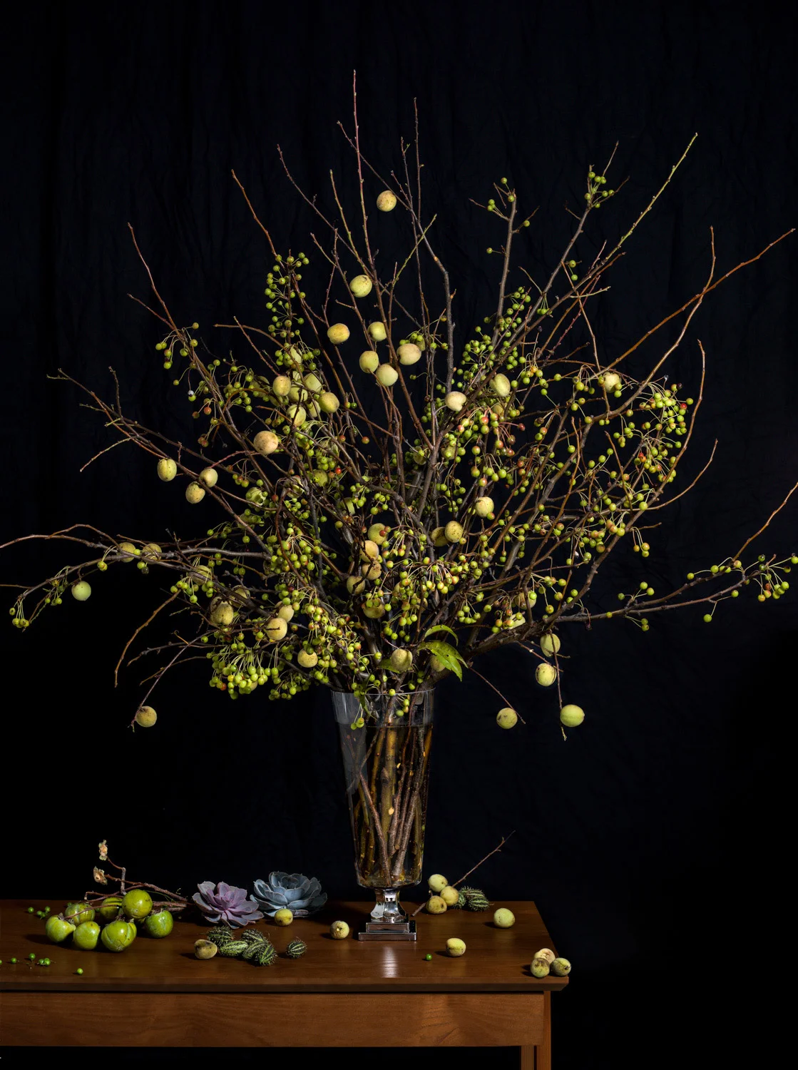 Peach & pear branches