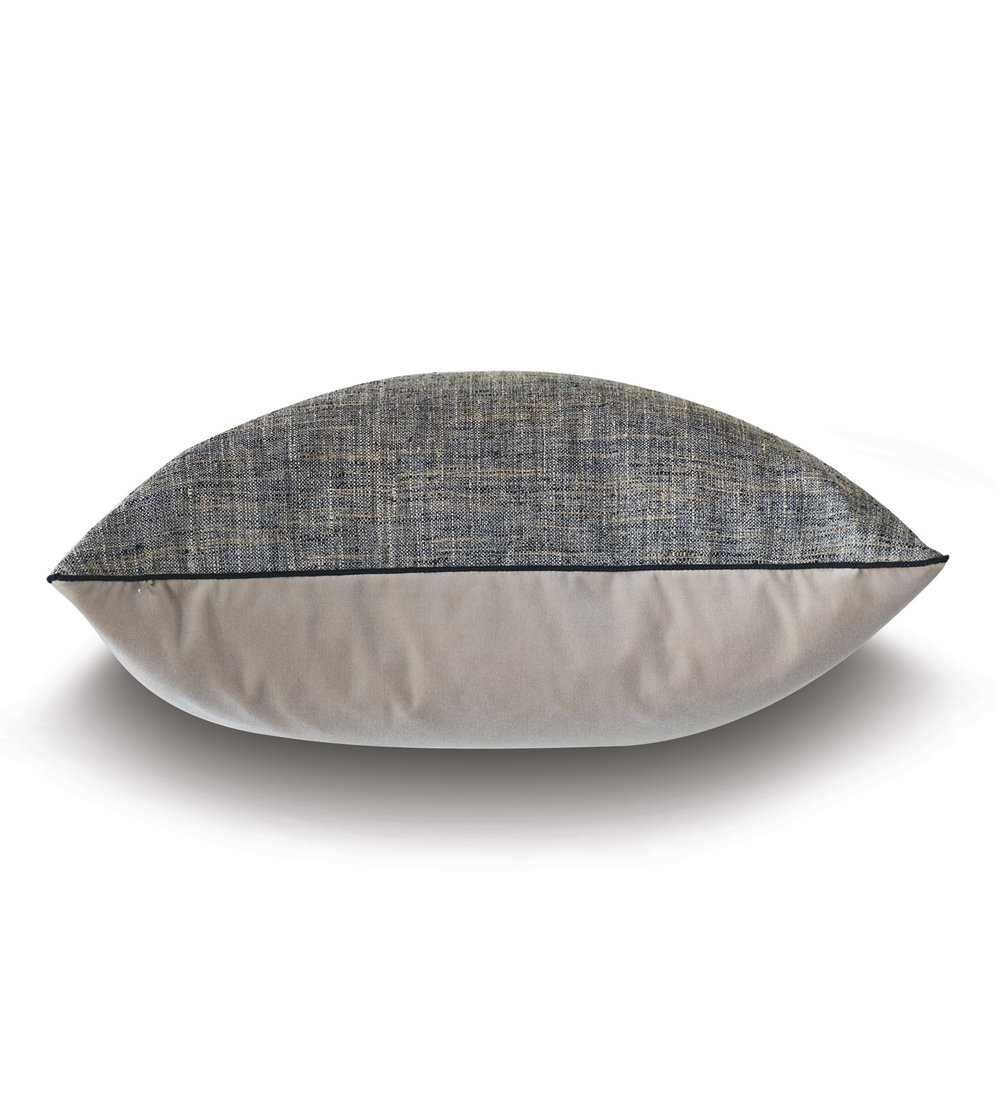 Rowley Charcoal Floor Pillow — Sedgwick & Brattle
